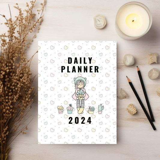 8x5 Cactus Girl Planner