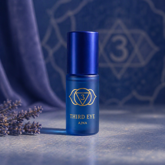 🔮 Deva Vision – Third Eye Chakra Oil  Enhance clarity, intuition, and inner awareness.