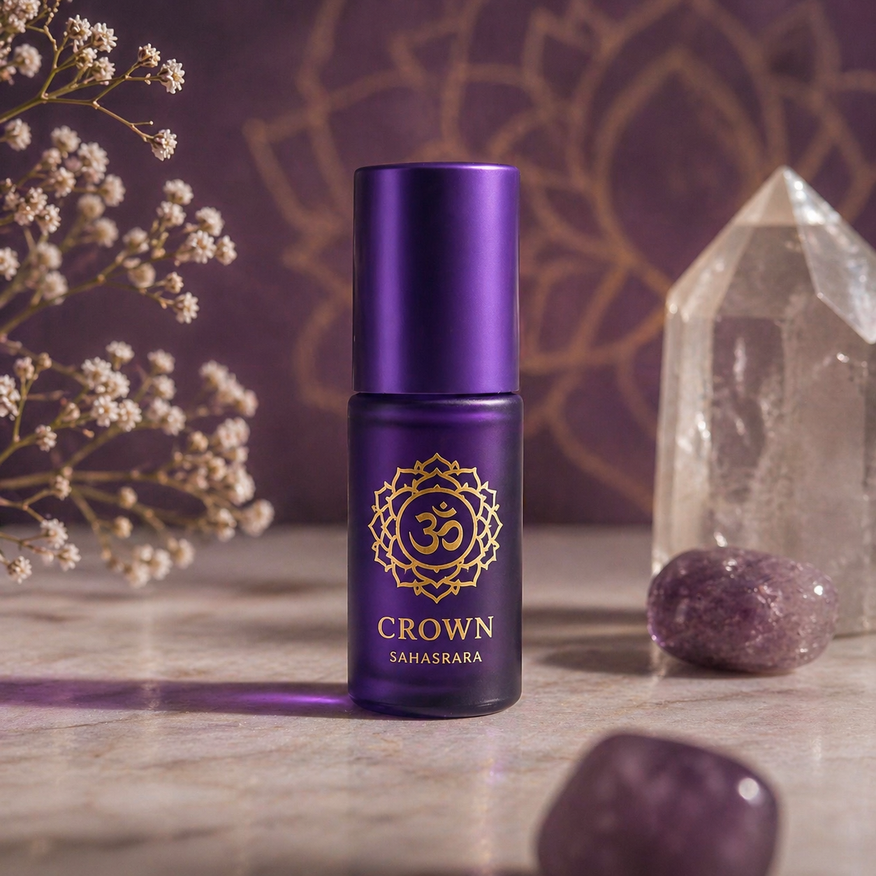 👑 Deva Light – Crown Chakra Oil  Connect with peace, presence, and higher awareness.