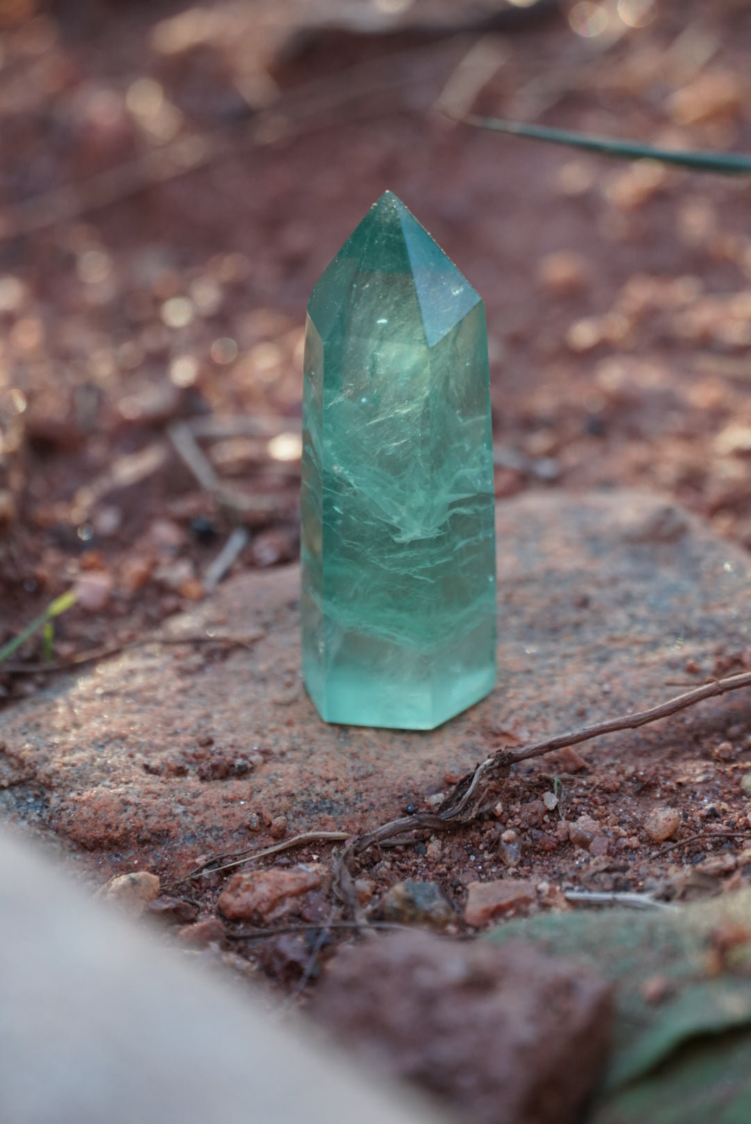 Green Flourite Tower