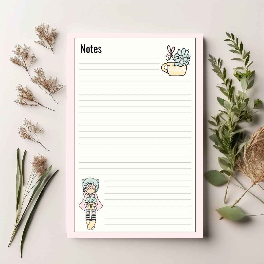 8x5 Cactus Girl Planner