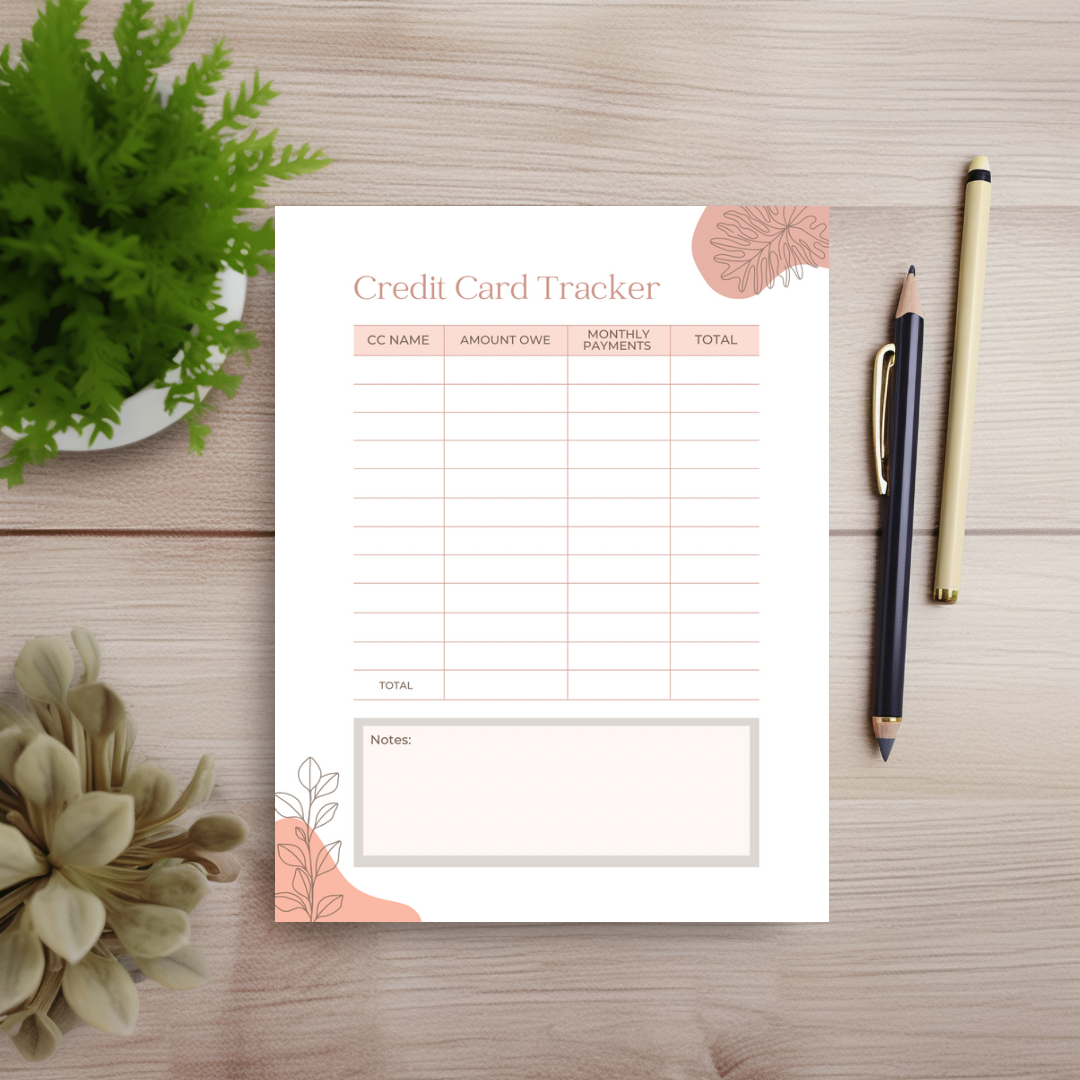 8x5 Finance Tracker - Eco friendly